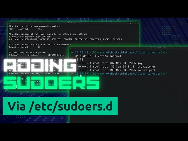How to Add Sudo Users in Linux Using /etc/sudoers.d