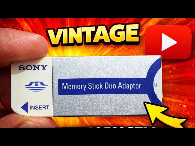 Sony Memory Stick Duo Adaptor | old storage device | old memory card | memory card adaptor