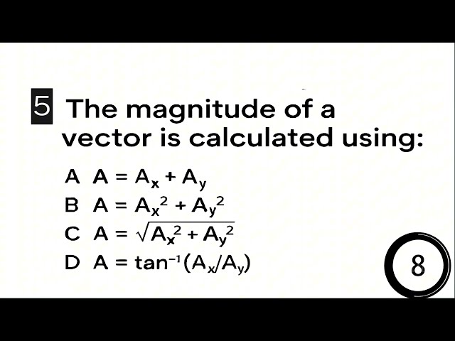 📘 Physics Quiz on Scalars & Vectors | Test Your Knowledge