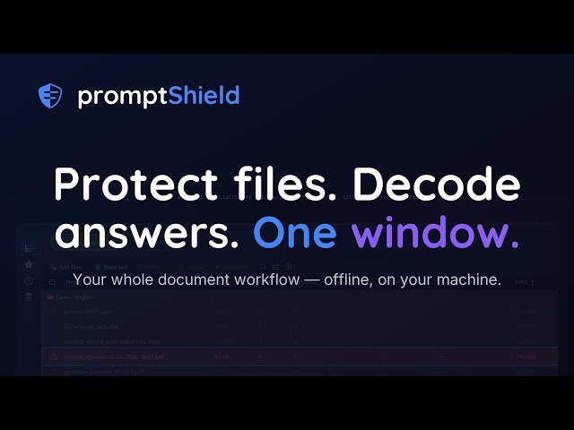 promptShield - Encode process
