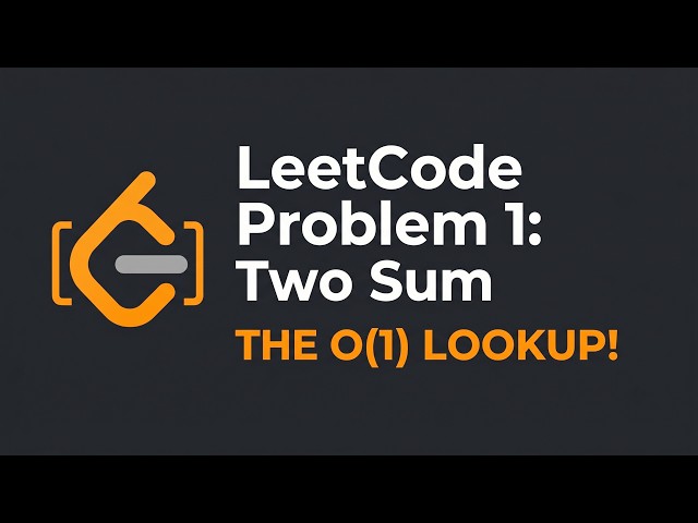 How to Fix the O(n2) Brute Force Mistake on LeetCode 1: Two Sum 🛑