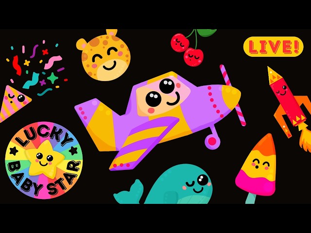 Baby Sensory TV LIVE 24/7 - Colours, Numbers, Animals and Music for Babies and Toddlers