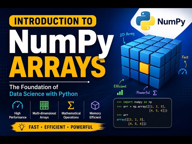 Day 29 | Introduction to NumPy Arrays | Learn NumPy from Scratch | AI Launchpad Program 2026