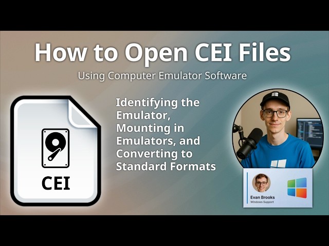How to Open CEI Files (Computer Emulator Image)
