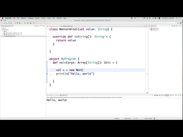 Context free grammars and Chomsky Normal Form, part 2