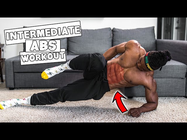 INTERMEDIATE AB WORKOUT | Level 2 ABS | Fat Burning At Home Workout!