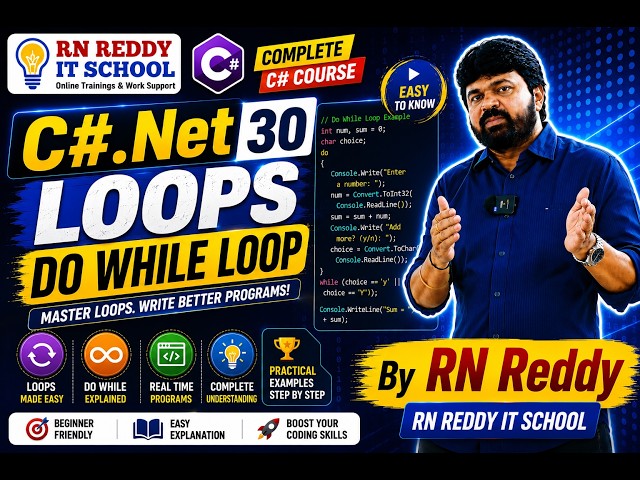 C#.Net30_Loops_Do-While-Loop by RN Reddy