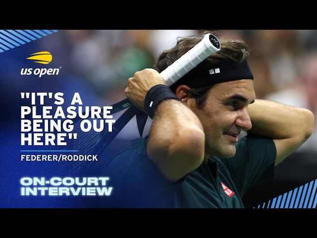 Roger Federer and Andy Roddick On-Court Interview | 2026 US Open