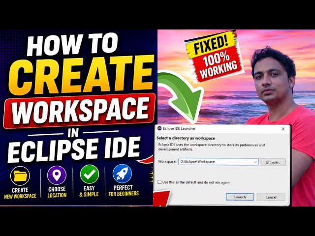 How to Create a Workspace in Eclipse IDE | Step-by-Step Guide for Beginners