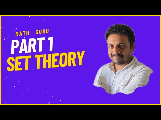 Set Theory - Roster Form and Set Builder form