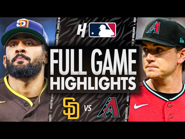 San Diego Padres vs. Arizona Diamondbacks - RESUMEN COMPLETO DEL JUEGO 🔥 5 de agosto de 2026 Temp...