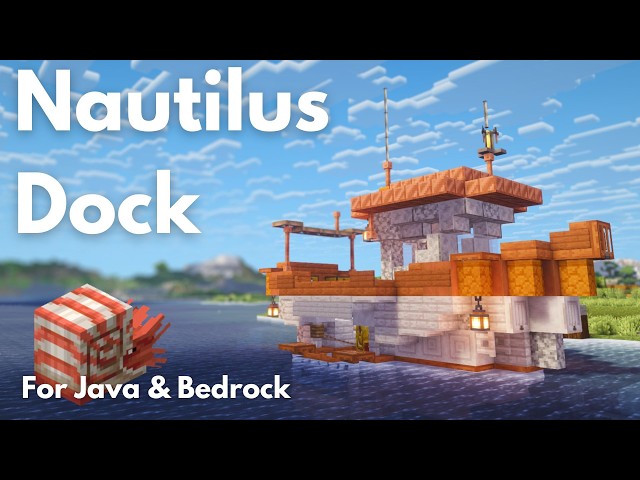 NAUTILUS DOCK | Minecraft Tutorial | Java & Bedrock 26.1