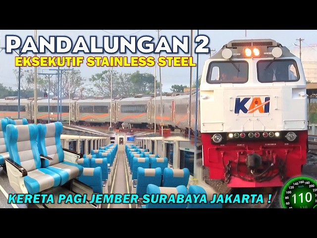 FIRST RIDE! 🌟 The Brand New Jakarta-Jember Express: KA Pandalungan 2 Luxury Executive Review!