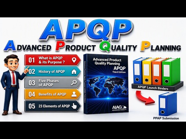 What is Advanced Product Quality Planning (APQP) | 5 Core Quality tools | APQP and PPAP