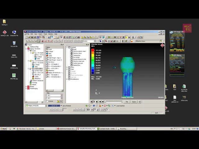 Basic tutorial Forging simulation  |  Simufact forming V12. ฺ