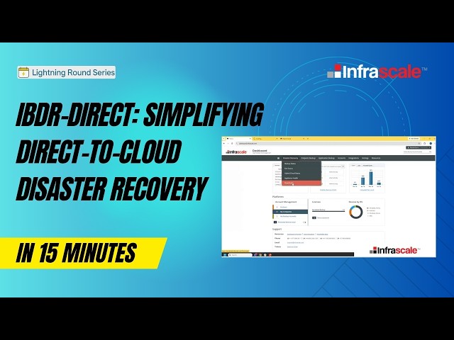 IBDR Direct  Simplifying Direct to Cloud Disaster Recovery