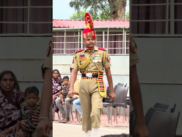 BSF Jawan Ki Shaandaar Parade Entry 🔥#bsf #soldier #shorts #viral #trending