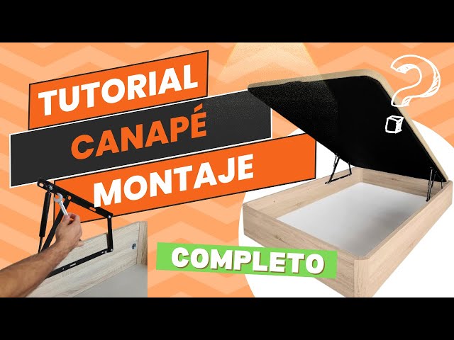 ▶️ MONTAJE de CANAPÉ ABATIBLE | Tutorial 🔨
