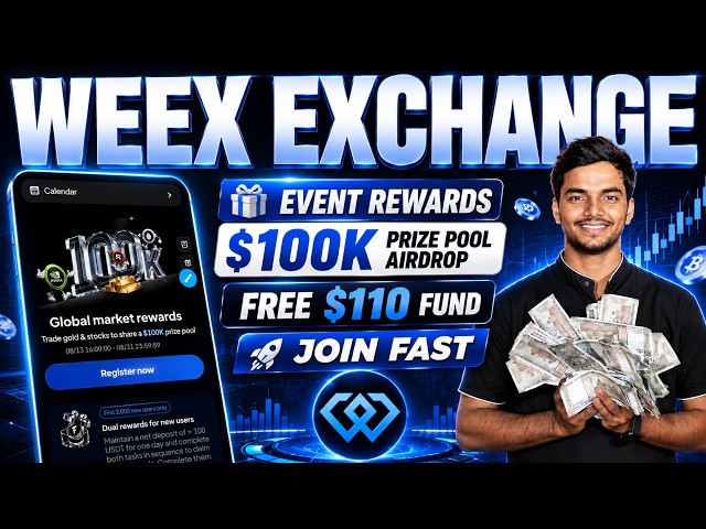 WEEX Exchange Events | Global market rewards | $100k Prize Pool ? | New Crypto airdrop today