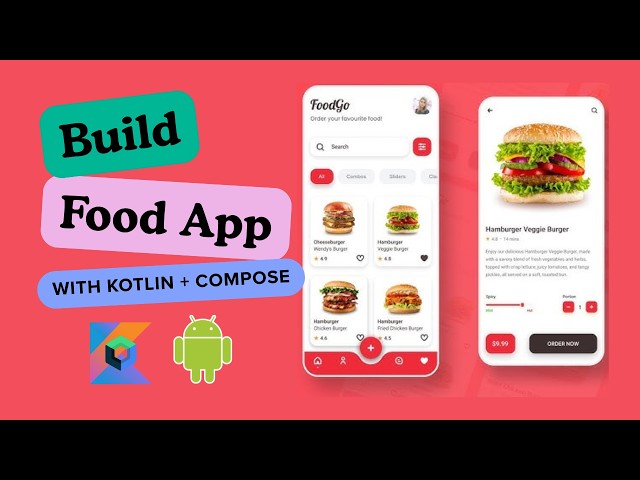 Build a Food Delivery App in Kotlin & Jetpack Compose