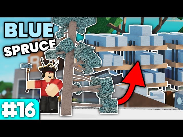 Finding BLUE SPRUCE - Lumber Tycoon 2 Let's Play #16