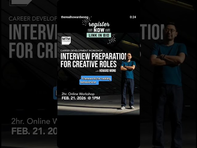 Career Development Workshop Series:Interview Preparation at MTM College