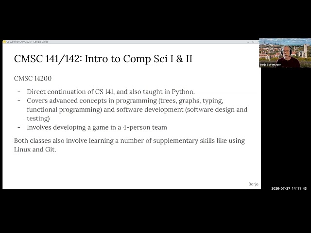 Computer Science Information Session