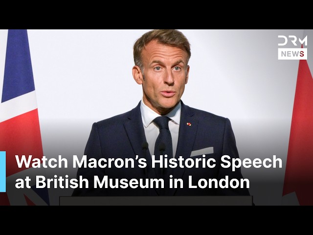 FULL SPEECH: Macron Hails France-UK Friendship as Bayeux Tapestry Returns to Britain | AC1N