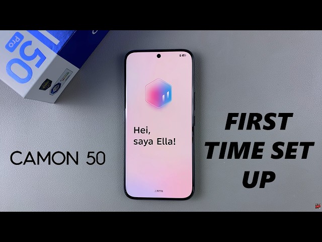 Primera configuración del Tecno Camon 50 / 50 Pro