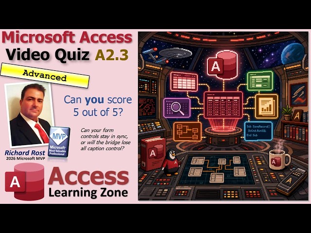 Can a Standalone Macro Change a Toggle Button Caption in Microsoft Access? Video Quiz A2.3