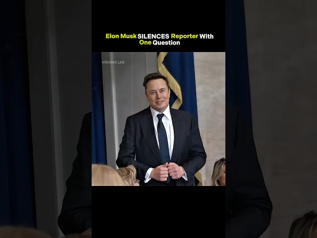 Elon Musk SILENCIA a reportero con UNA pregunta #elonmusk #shorts