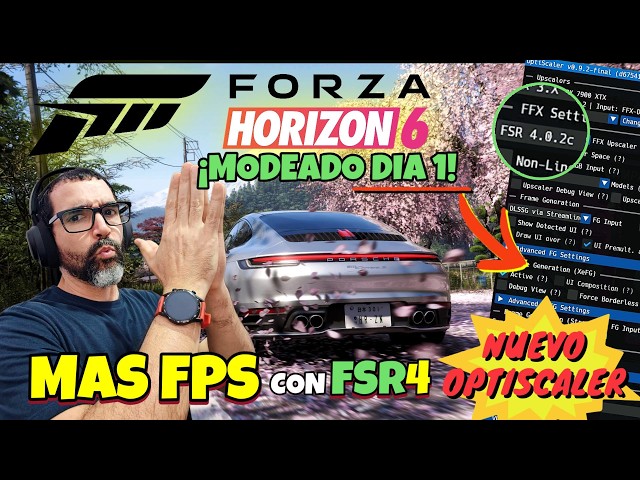 Forza Horizon 6 BOOST FPS and IMPROVE graphics with FSR 4 and FRAME GENERATION!