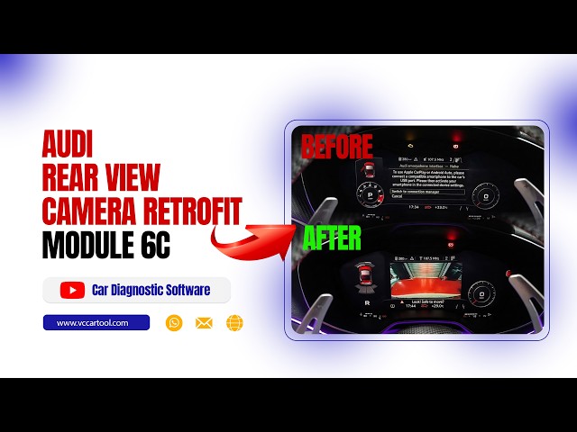 AUDI REAR CAMERA RETROFIT