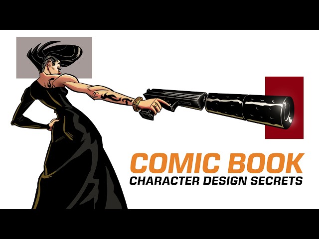 Comicbook Character Design - How to Use Reference COMBINED with Imagination