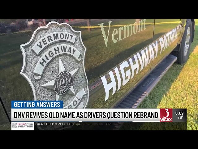 Vermont DMV revives old name as drivers question rebrand