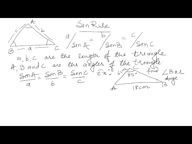 SIN RULE OF TRIGNOMETRY BY MATHMAGIC