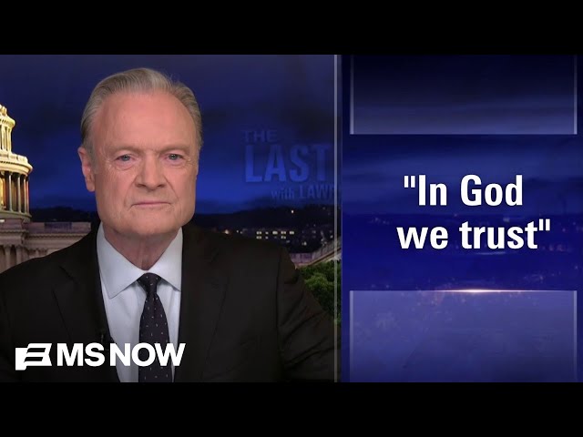 Lawrence: The tortured soul of Trump's lying & incompetent Treasury Secy. was on display again today