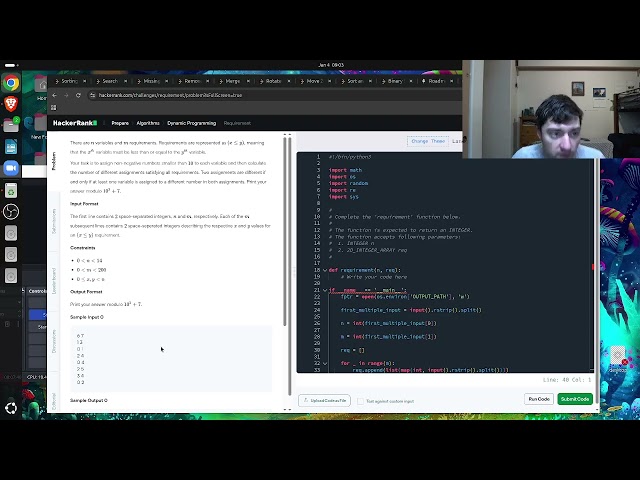 Failed HackerRank Problem