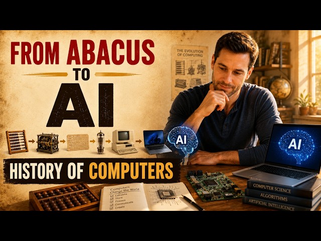 The History Of Computers || From Abacus To AI || Improve Your English Fluency ✅