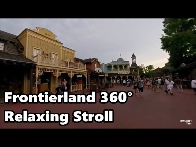 Frontierland 360° 4K Relaxing Stroll - Disney's Magic Kingdom