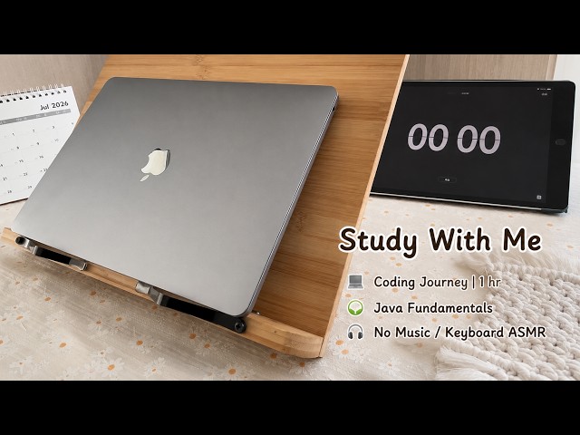Study With Me | Java Fundamentals | Coding & Keyboard ASMR | day 08