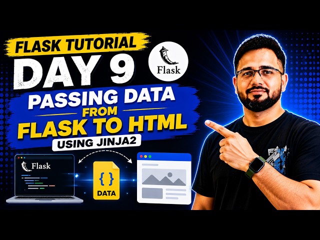 Flask Tutorial #9 - Pass Data to HTML with Jinja2