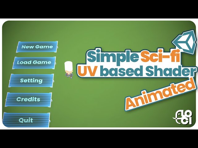 Sci-Fi Shader Tutorial: Mastering UV Math & Custom Nodes in Unity! 🎮