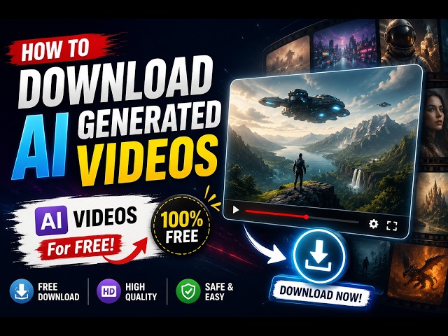 Download AI Generated Videos for FREE! | Complete M3U8 + yt-dlp Guide
