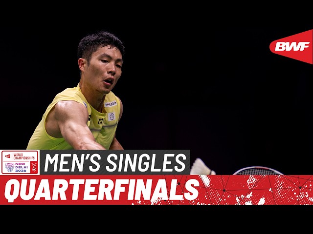 BWF World Championships 2026 | Alwi Farhan (INA) [11] vs Chou Tien Chen (TPE) [6] | QF