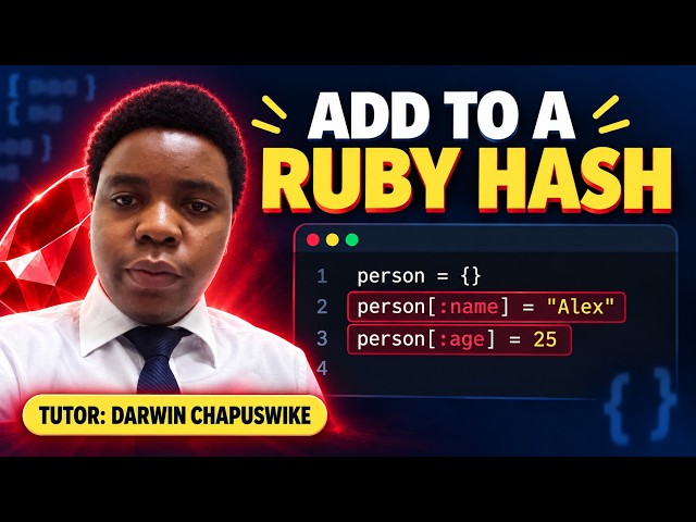 Ruby Tutorial Lab 9 - Adding information to a hash in ruby