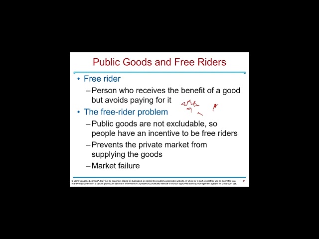 Chapter 11   Public Goods and Common Resources