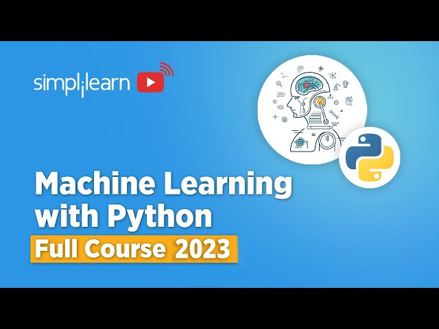 Machine Learning With Python Full Course 2026 | Machine Learning Tutorial for Beginners| Simplilearn