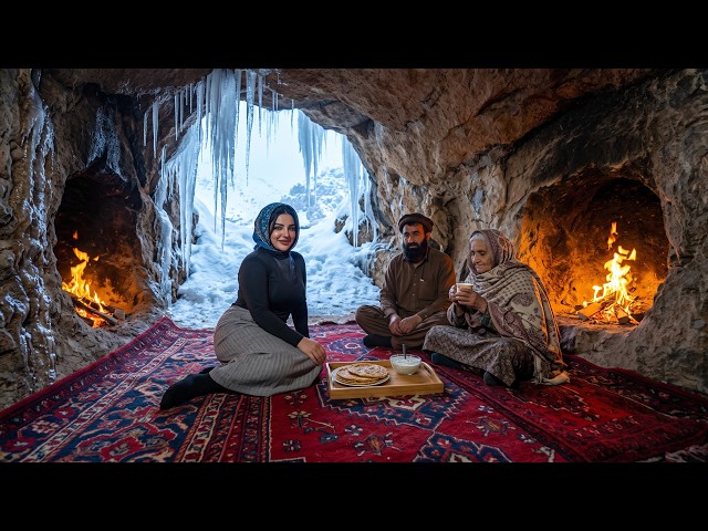 Surviving in the Freezing Deadliest Cave — Real Life Aloo Paratha Recipe in Nature