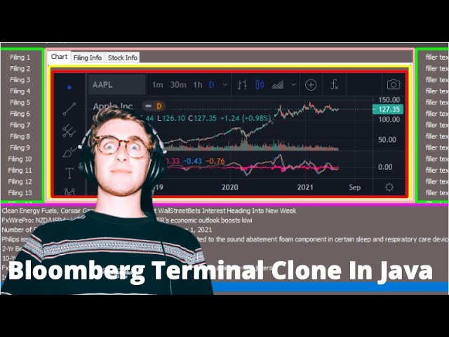 I MADE A BLOOMBERG TERMINAL CLONE IN JAVA